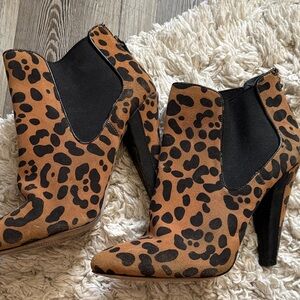 DV by Dolce Vita Brown and Black Heeled Boots